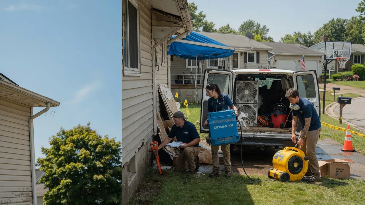 Ceiling Leak Cleanup in Bone Gap, IL near me